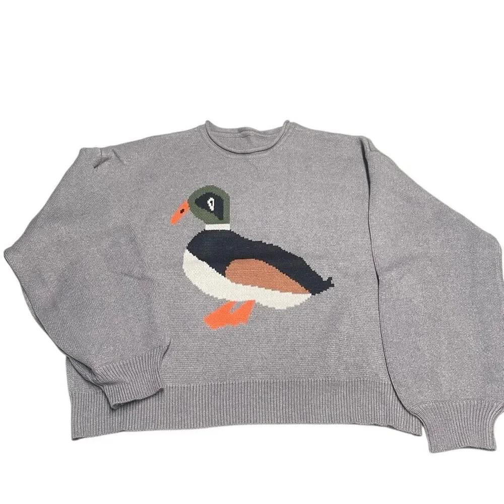 Gray Ugly Duck Pullover Sweater